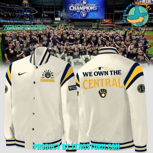 Milwaukee Brewers We Own The NL Central Baseball Jacket