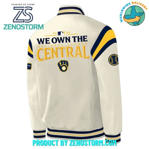 Milwaukee Brewers We Own The NL Central Baseball Jacket