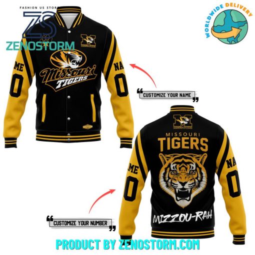 Missouri Tigers Football Customized Baseball Jacket