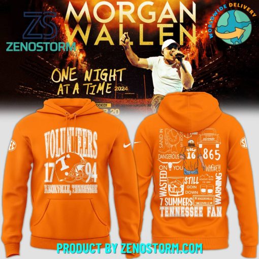 Morgan Wallen One Night At A Time 2024 Combo Hoodie, Pants, Cap