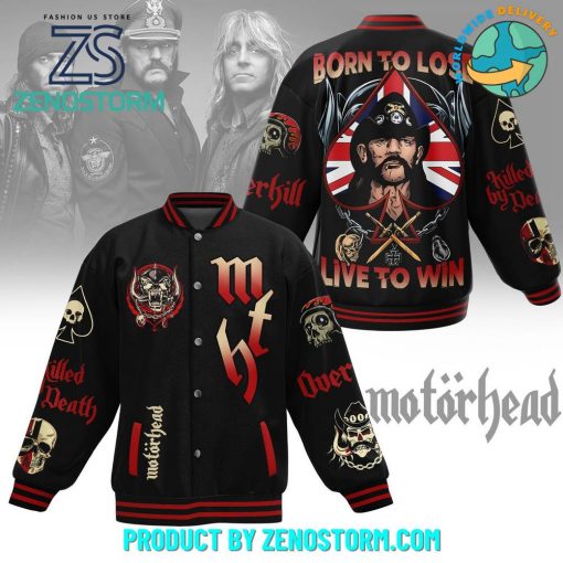 Motorhead Born To Lose Live To Win Baseball Jacket