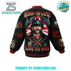 Motorhead Born To Lose Live To Win Baseball Jacket