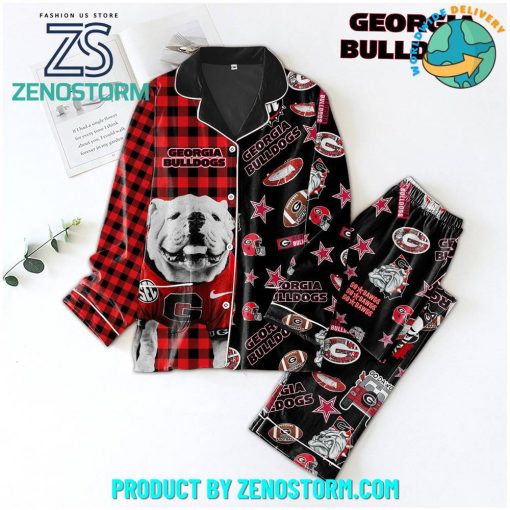 NCAA Georgia Bulldogs Football Pajamas Set