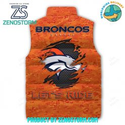 NFL Denver Broncos 2024 Sleeveless Puffer Down Vest