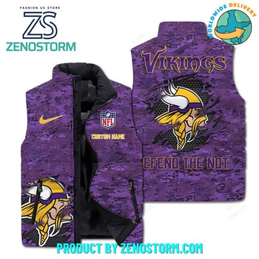 NFL Minnesota Vikings 2024 Sleeveless Puffer Down Vest