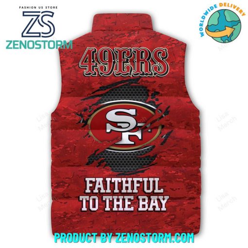 NFL San Francisco 49ers 2024 Sleeveless Puffer Down Vest