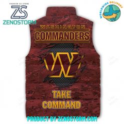 NFL Washington Commanders 2024 Sleeveless Puffer Down Vest