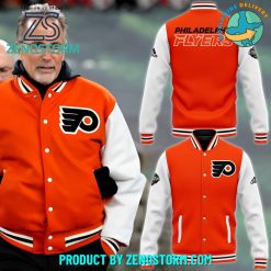 NHL Philadelphia Flyers Hockey Team Baseball Jacket