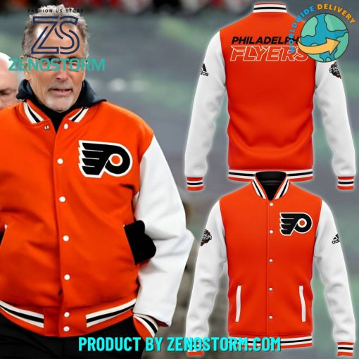 NHL Philadelphia Flyers Hockey Team Baseball Jacket