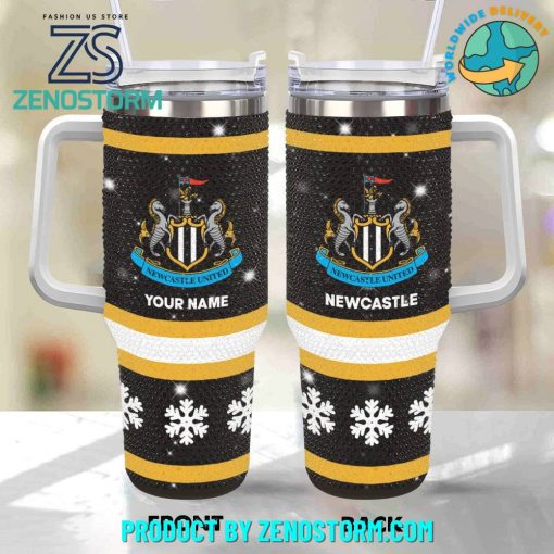 Newcastle United EPL Bling Diamond Personalized Stanley Tumbler