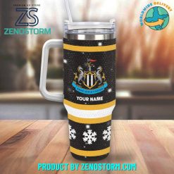 Newcastle United EPL Bling Diamond Personalized Stanley Tumbler