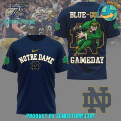 Notre Dame Fighting Irish Blue Gold Game Day Shirt Blue