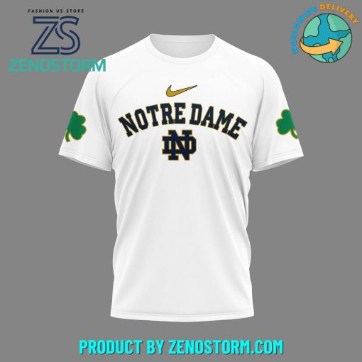 Notre Dame Fighting Irish Blue Gold Game Day Shirt – White