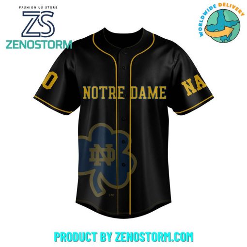 Notre Dame Fighting Irish Football Customized Baseball Jersey