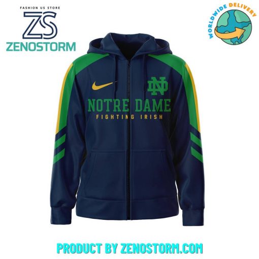 Notre Dame Fighting Irish Football Zip Hoodie