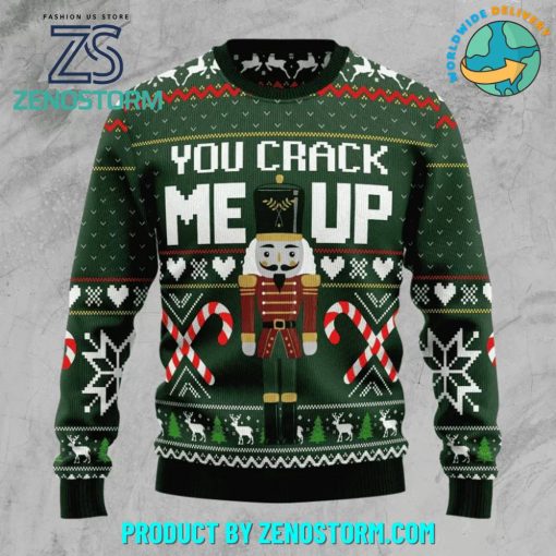 Nutcracker You Crack Me Up Ugly Christmas Sweater