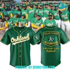 Oakland Athletics MLB Thank You Oakland Baseball Jersey