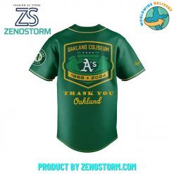 Oakland Athletics MLB Thank You Oakland Baseball Jersey