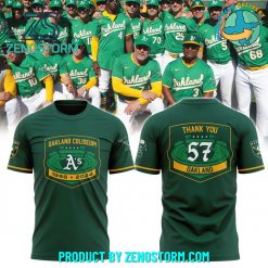 Oakland Athletics MLB Thank You Oakland Shirt