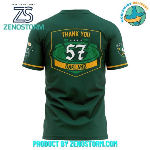 Oakland Athletics MLB Thank You Oakland Shirt