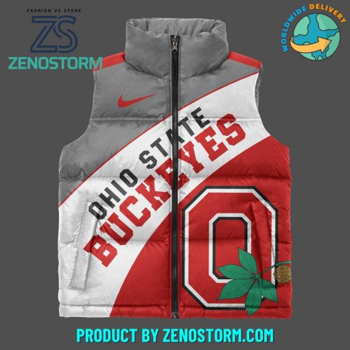 Ohio State Buckeyes 2024 Football Sleeveless Puffer Down Vest