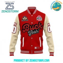 Ohio State Buckeyes Football Customized Baseball Jacket