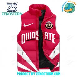 Ohio State Buckeyes Football New 2024 Sleeveless Puffer Down Vest