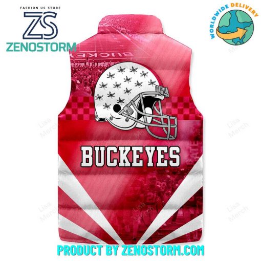 Ohio State Buckeyes Football New 2024 Sleeveless Puffer Down Vest