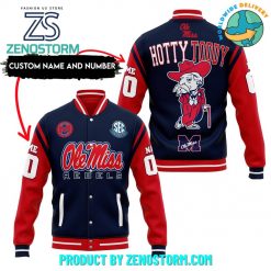 Ole Miss Rebels Football Customized Baseball Jacket