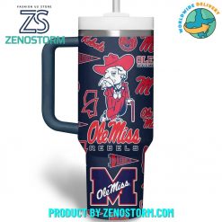 Ole Miss Rebels Football Hotty Toddy Navy Stanley Tumbler