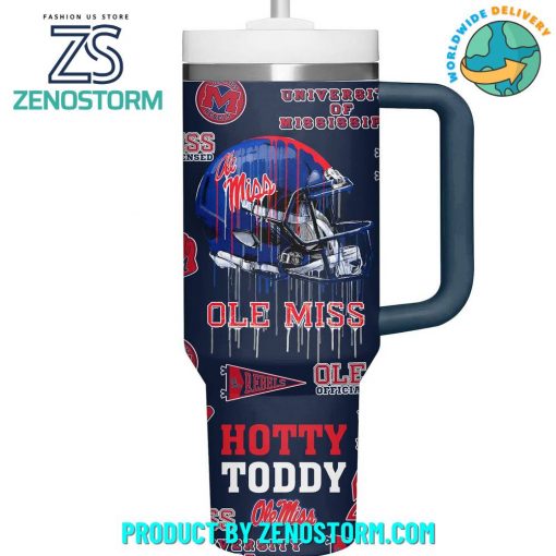 Ole Miss Rebels Football Hotty Toddy Navy Stanley Tumbler