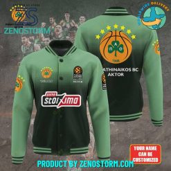 Panathinaikos BC Euroleague Champions Baseball Jacket