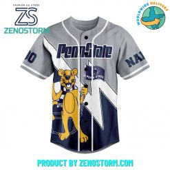 Penn State Football Custom Name Baseball Jersey