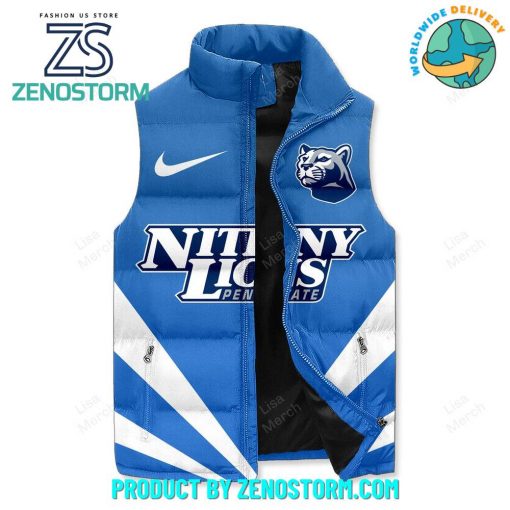 Penn State Nittany Lions Football Sleeveless Puffer Down Vest