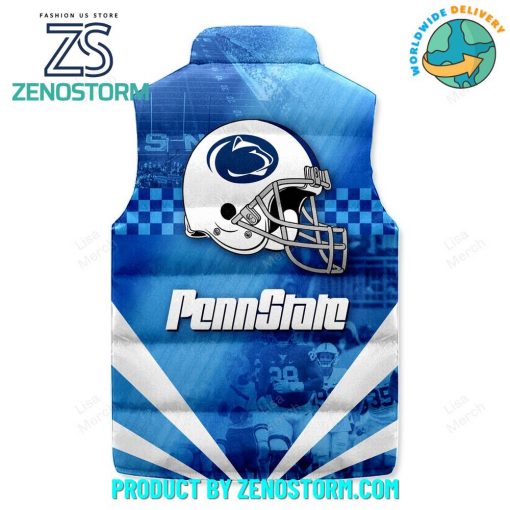 Penn State Nittany Lions Football Sleeveless Puffer Down Vest