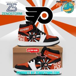 Philadelphia Flyers Hockey Team Customized Air Jordan 1