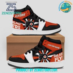 Philadelphia Flyers Hockey Team Customized Air Jordan 1