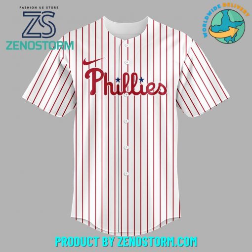 Philadelphia Phillies 2024 NL East Division Champions Baseball Jersey