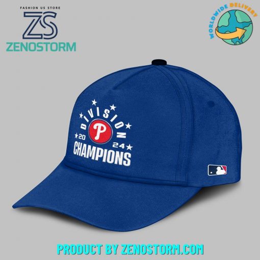 Philadelphia Phillies 2024 NL East Division Champions Blue Combo Hoodie, Pants, Cap