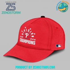 Philadelphia Phillies 2024 NL East Division Champions Red Combo Hoodie Pants Cap 5