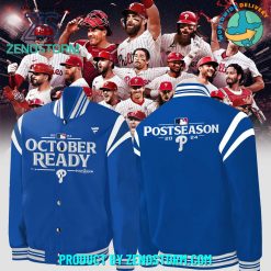 Philadelphia Phillies MLB Postseason Locker Room Baseball Jacket Blue