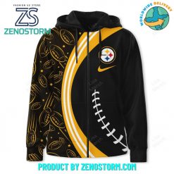 Pittsburgh Steelers NFL Here We Go Zip Hoodie