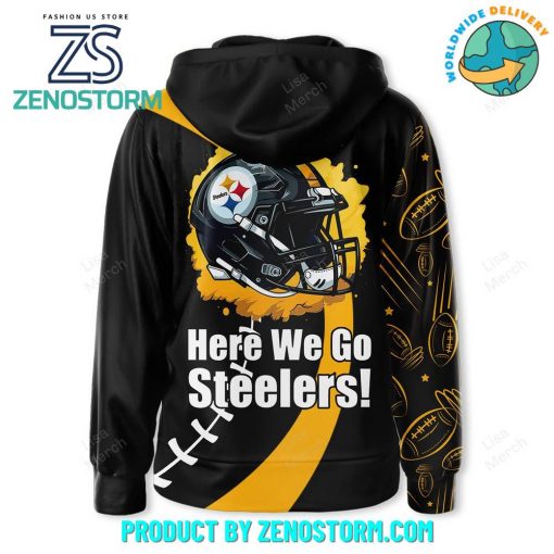 Pittsburgh Steelers NFL Here We Go Zip Hoodie