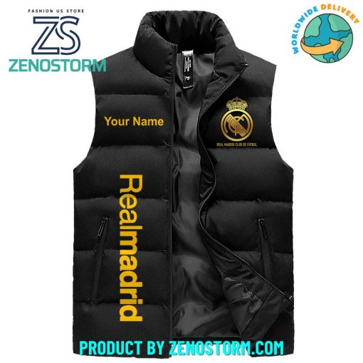 Real Madrid Soccer Team Customized Sleeveless Puffer Down Vest