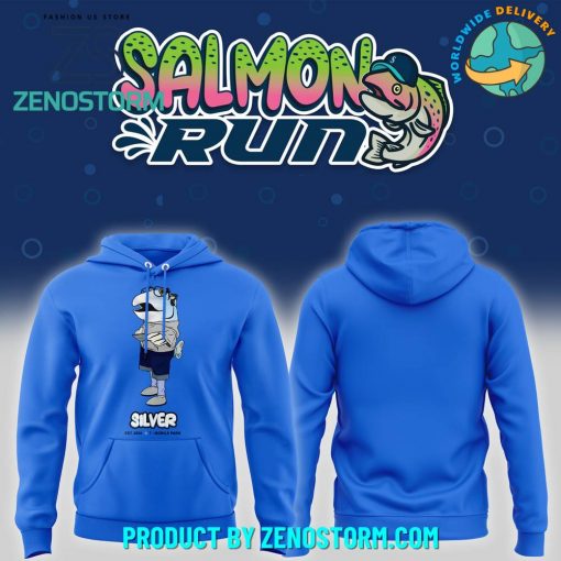 Samon Run Seattle Mariners Baseball Team Blue Hoodie