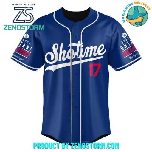 Shohei Ohtani Shotime Los Angeles Dodgers Baseball Jersey