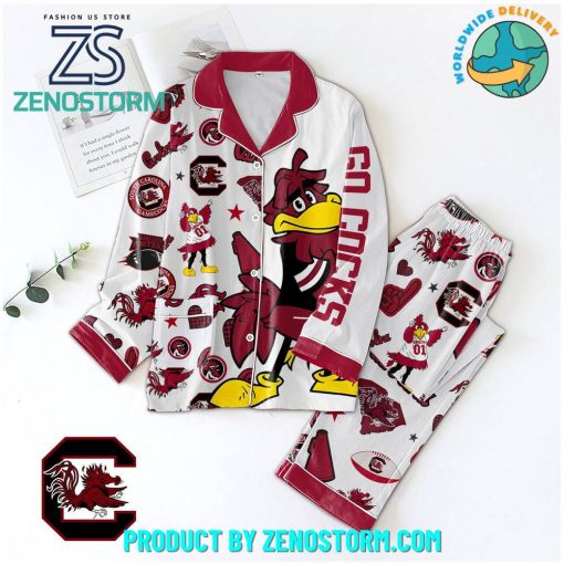 South Carolina Gamecocks NCAA Football Pajamas Set