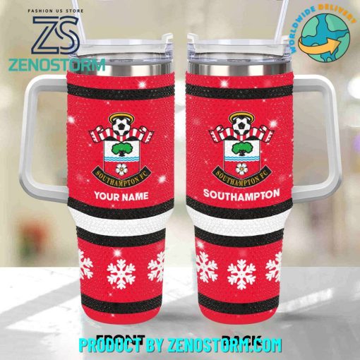 Southampton EPL Bling Diamond Personalized Stanley Tumbler