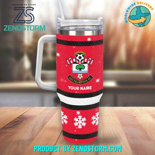 Southampton EPL Bling Diamond Personalized Stanley Tumbler