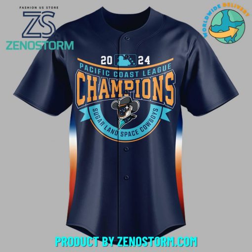 Sugar Land Space Cowboys Customized Champions Baseball Jersey